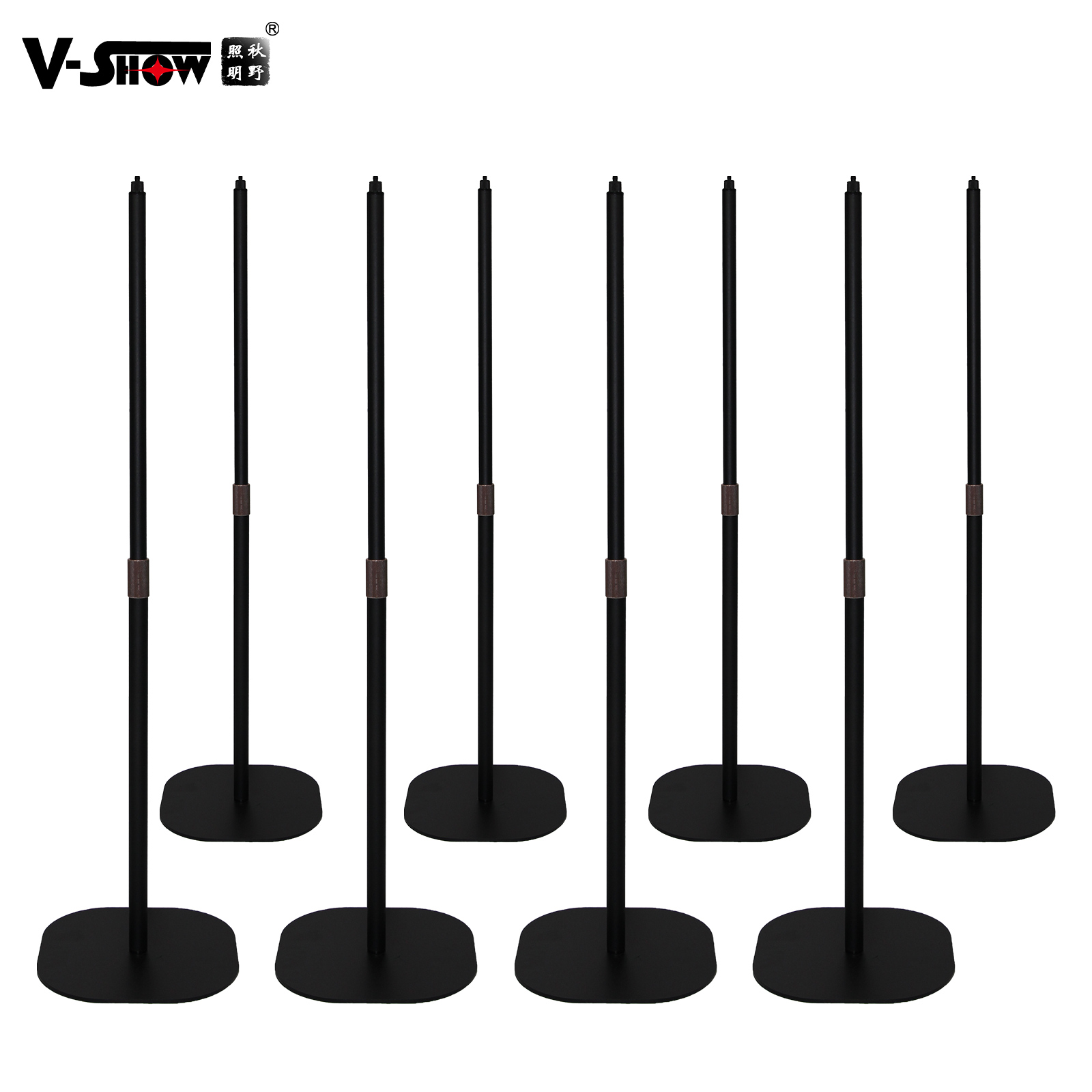 V-show Slow To Europe By Sea 8pcs Holders For Outdoor 360 Degree 